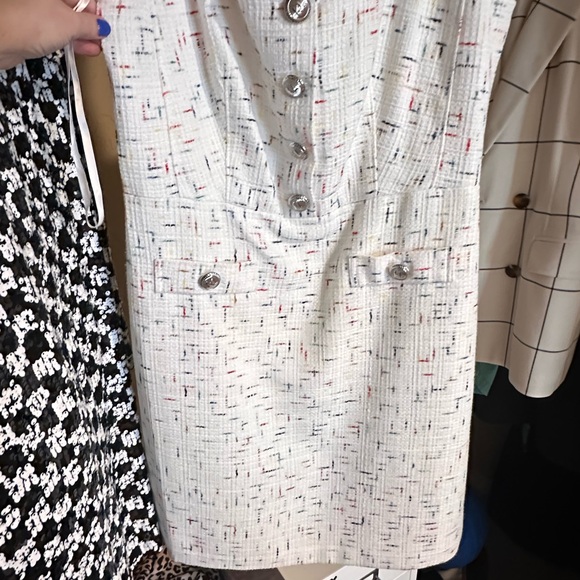 Karl Lagerfeld White and Multicolor Dress - Picture 6 of 8